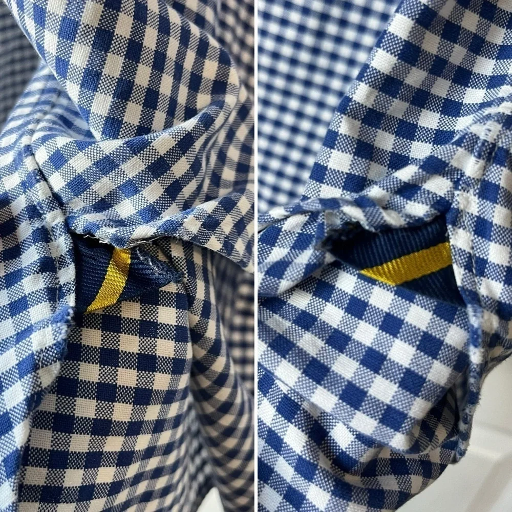 Ralph Lauren Blue Gingham Oxford Shirt XXL